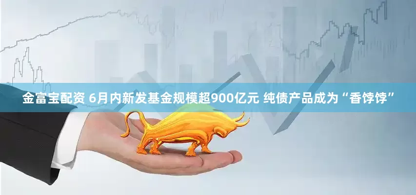 金富宝配资 6月内新发基金规模超900亿元 纯债产品成为“香饽饽”