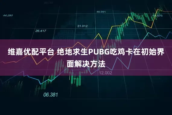 维嘉优配平台 绝地求生PUBG吃鸡卡在初始界面解决方法